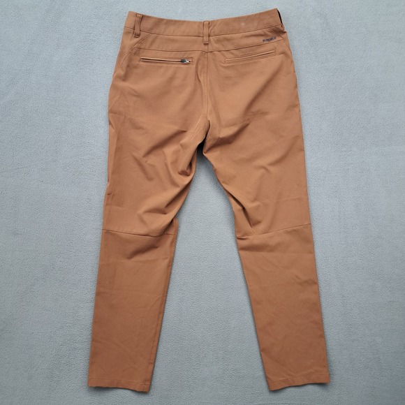 BONOBOS Golf Athletic Pants Men 32x32 Brown Performance Stretch Athleisure - Picture 9 of 11